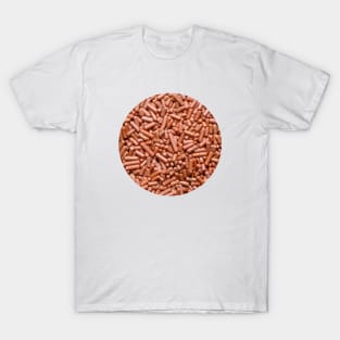 Chocolate Sprinkles Real Candy Circle Photograph T-Shirt